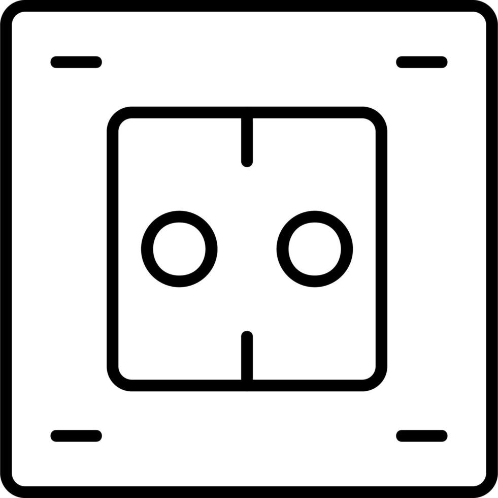 Electric Socket vector icon