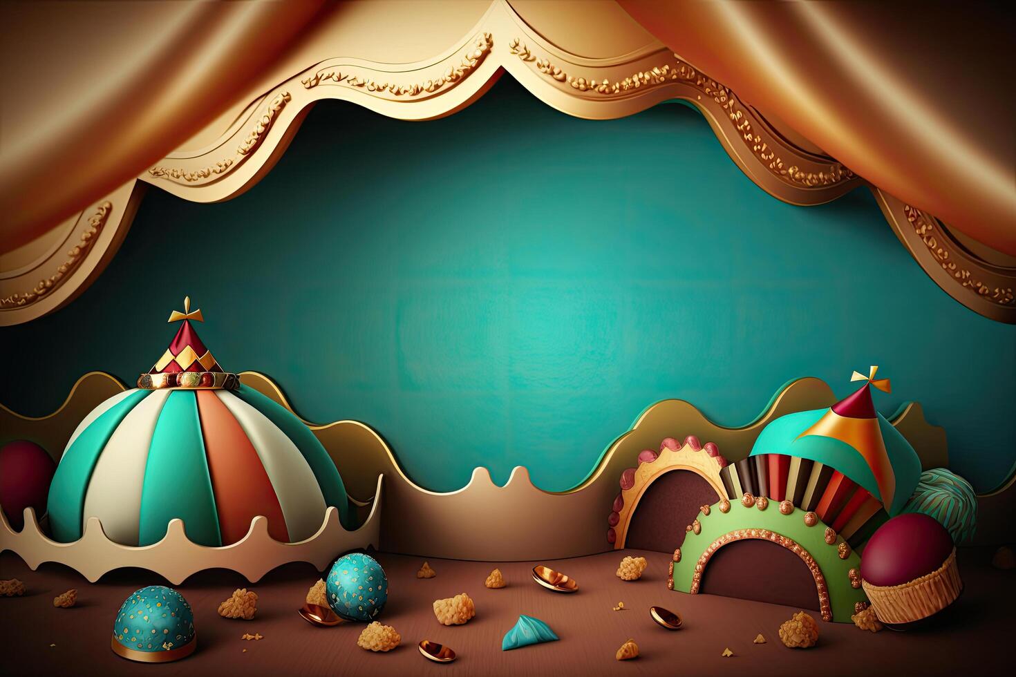 Purim Party Holiday Background. Illustration photo