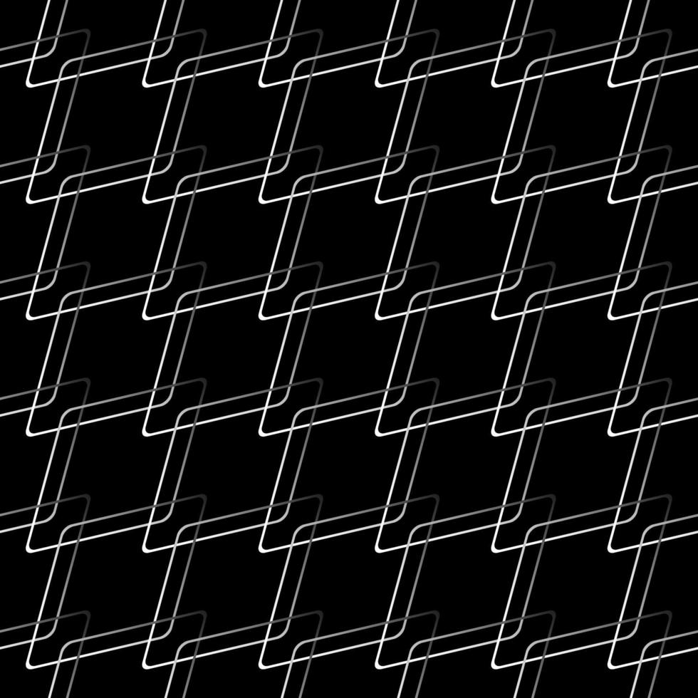 Geometric grid background Modern black and white abstract texture vector