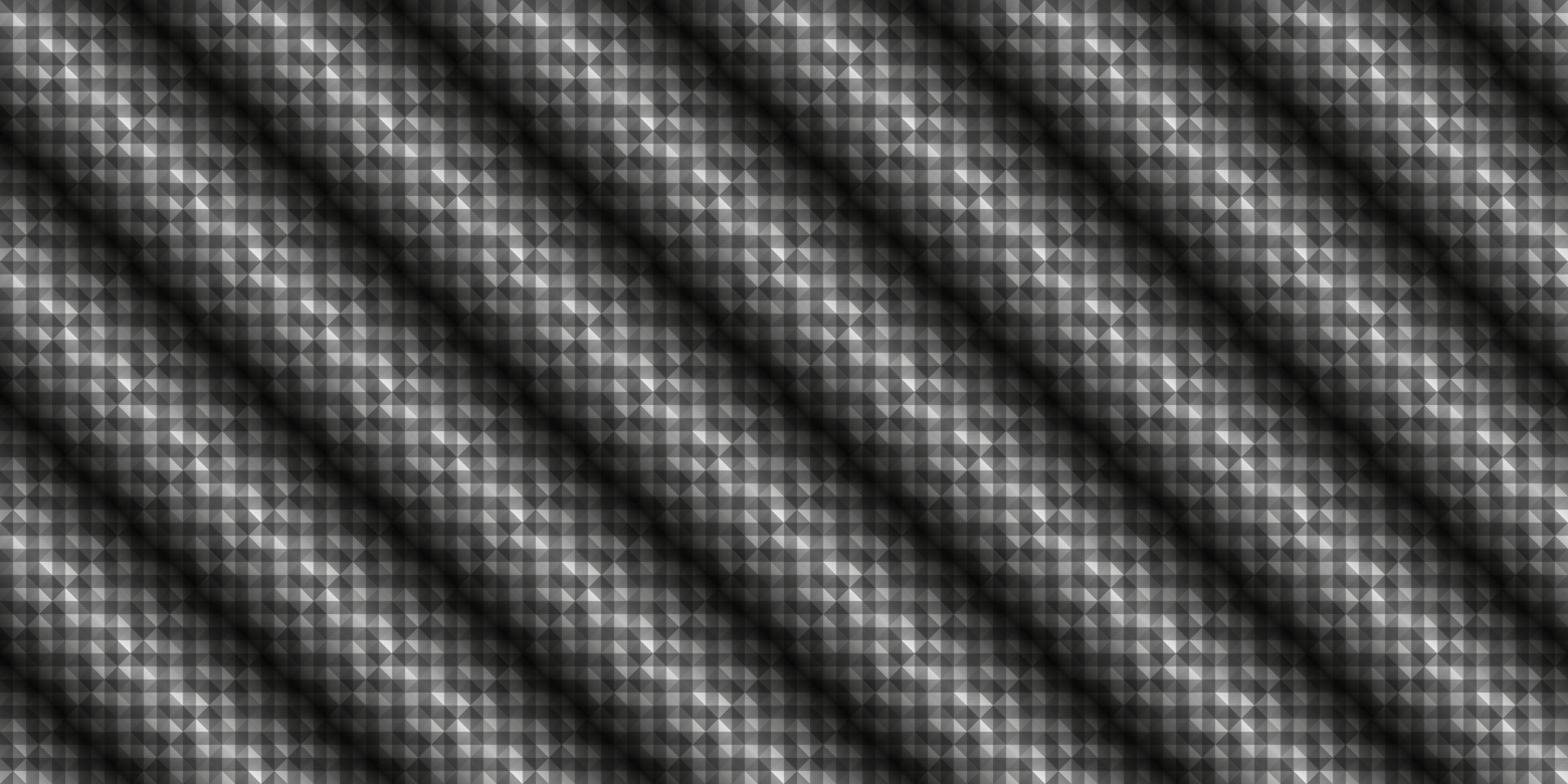 Dark black mosaic abstract seamless geometric grid background vector