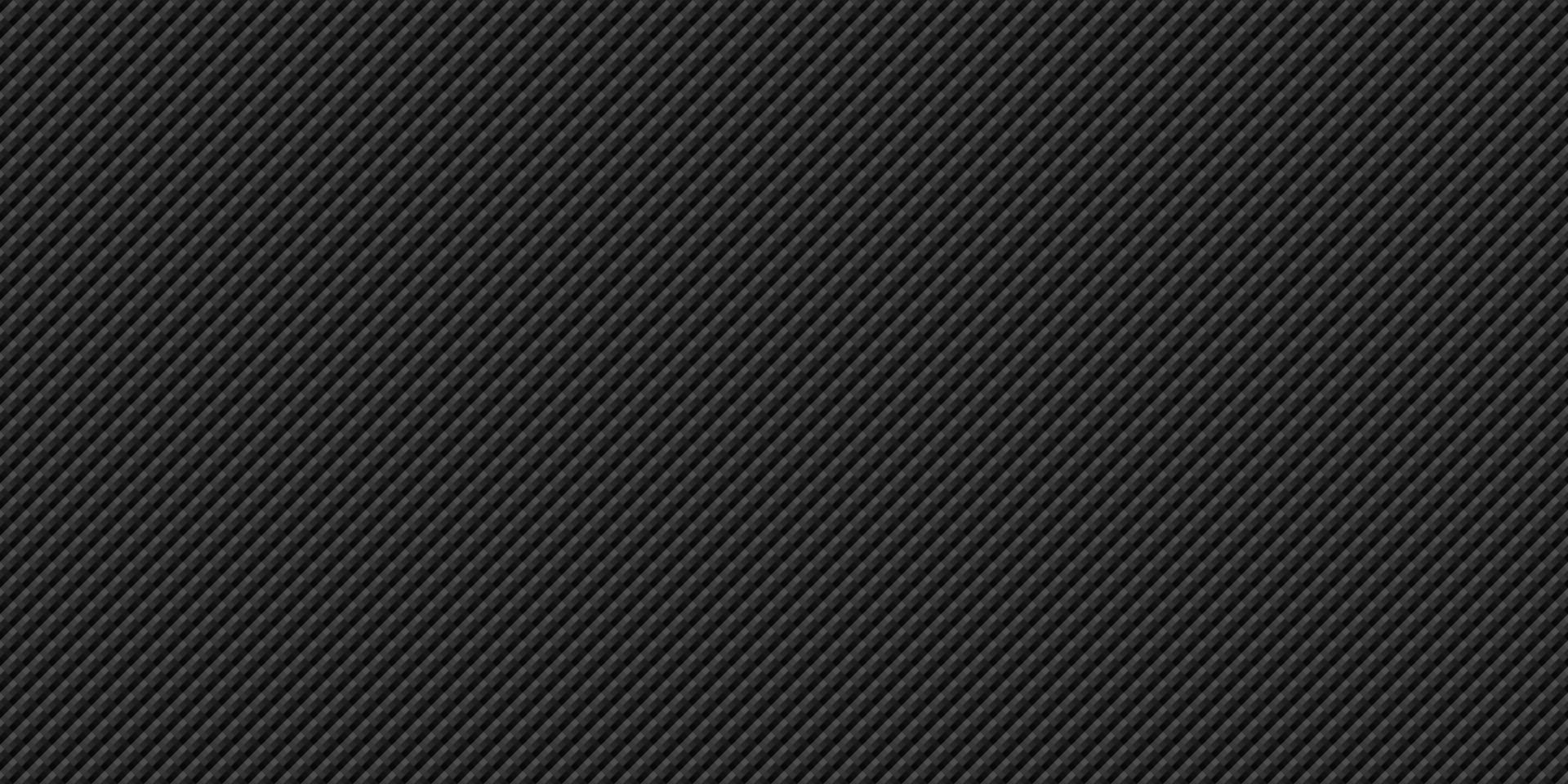 Dark black Geometric grid Carbon fiber background Modern dark abstract seamless texture vector