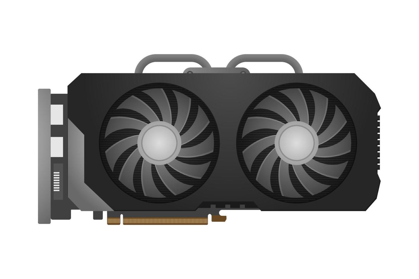 gpu icono gráficos Procesando unidad vector