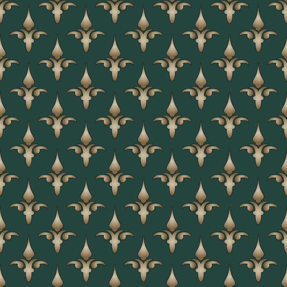 Seamless victorian pattern vector