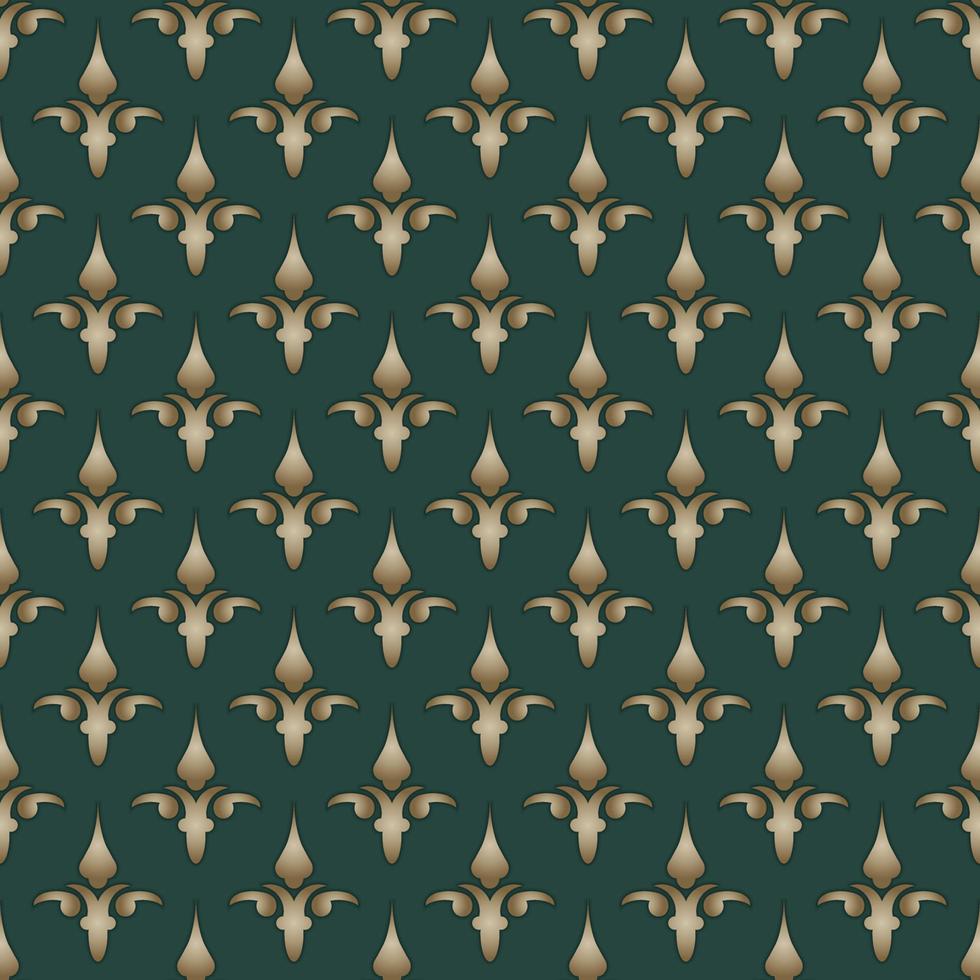 Seamless victorian pattern vector