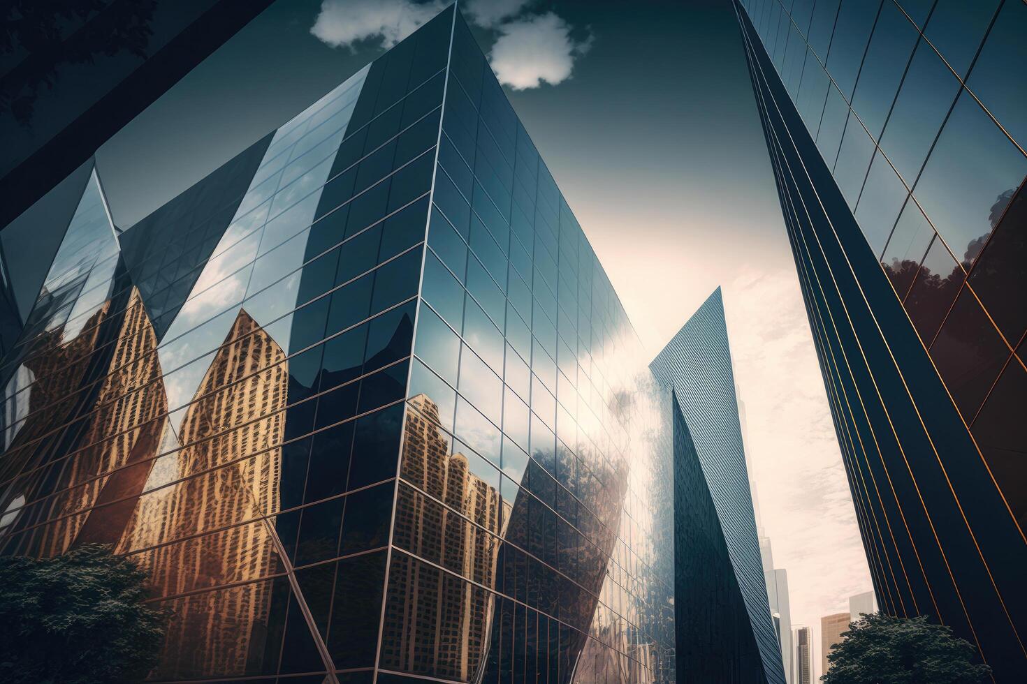 Modern Office Building. Illustration photo