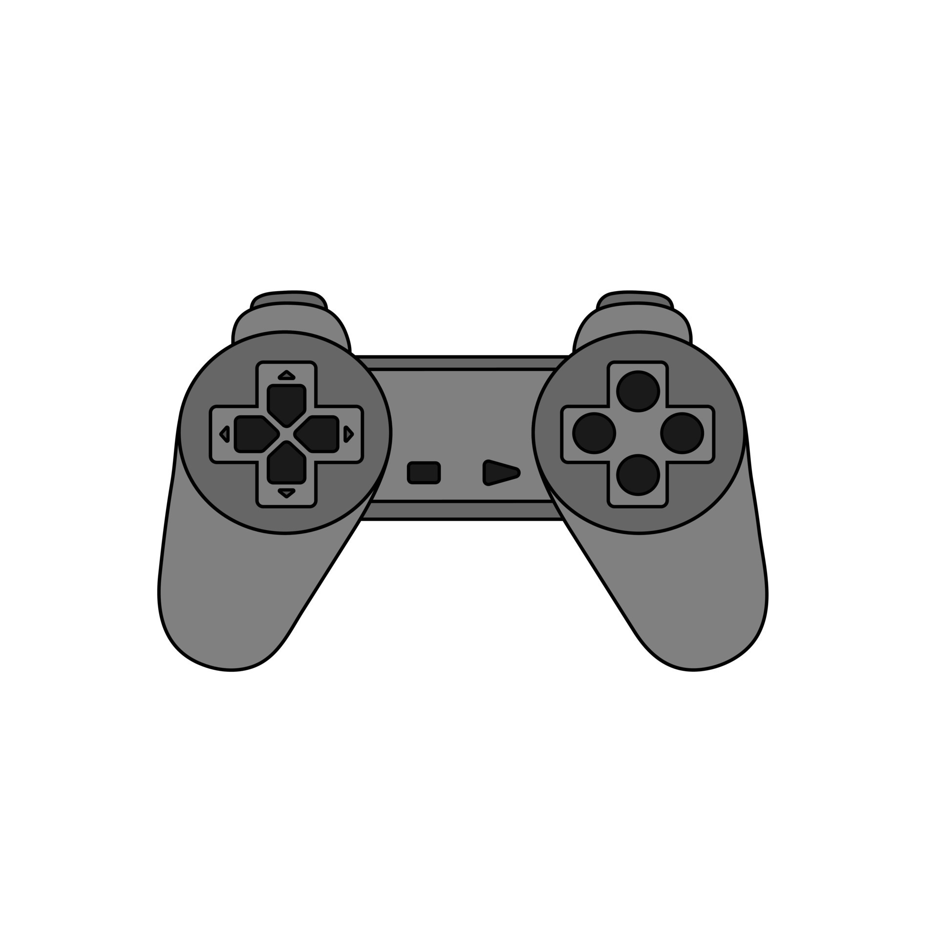 Video game controller vector illustration 22009732 Vector Art at Vecteezy
