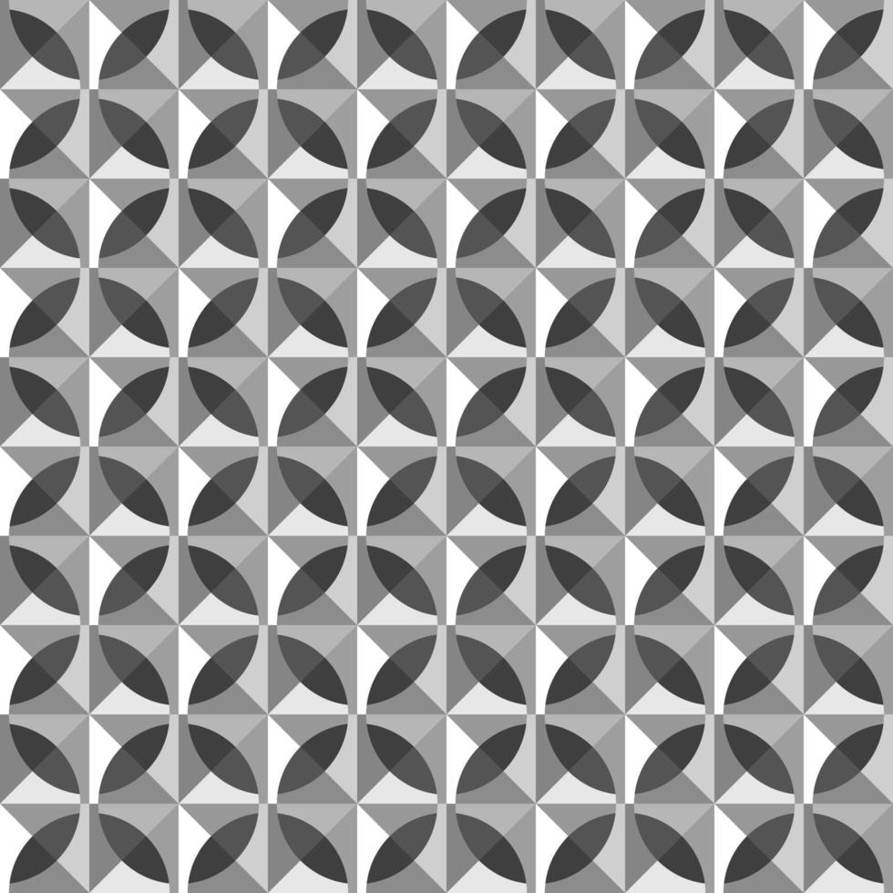 Dark black mosaic abstract seamless geometric grid background vector