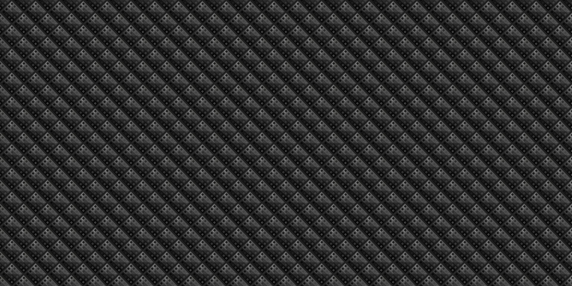 Carbon fiber background Modern dark abstract seamless texture vector