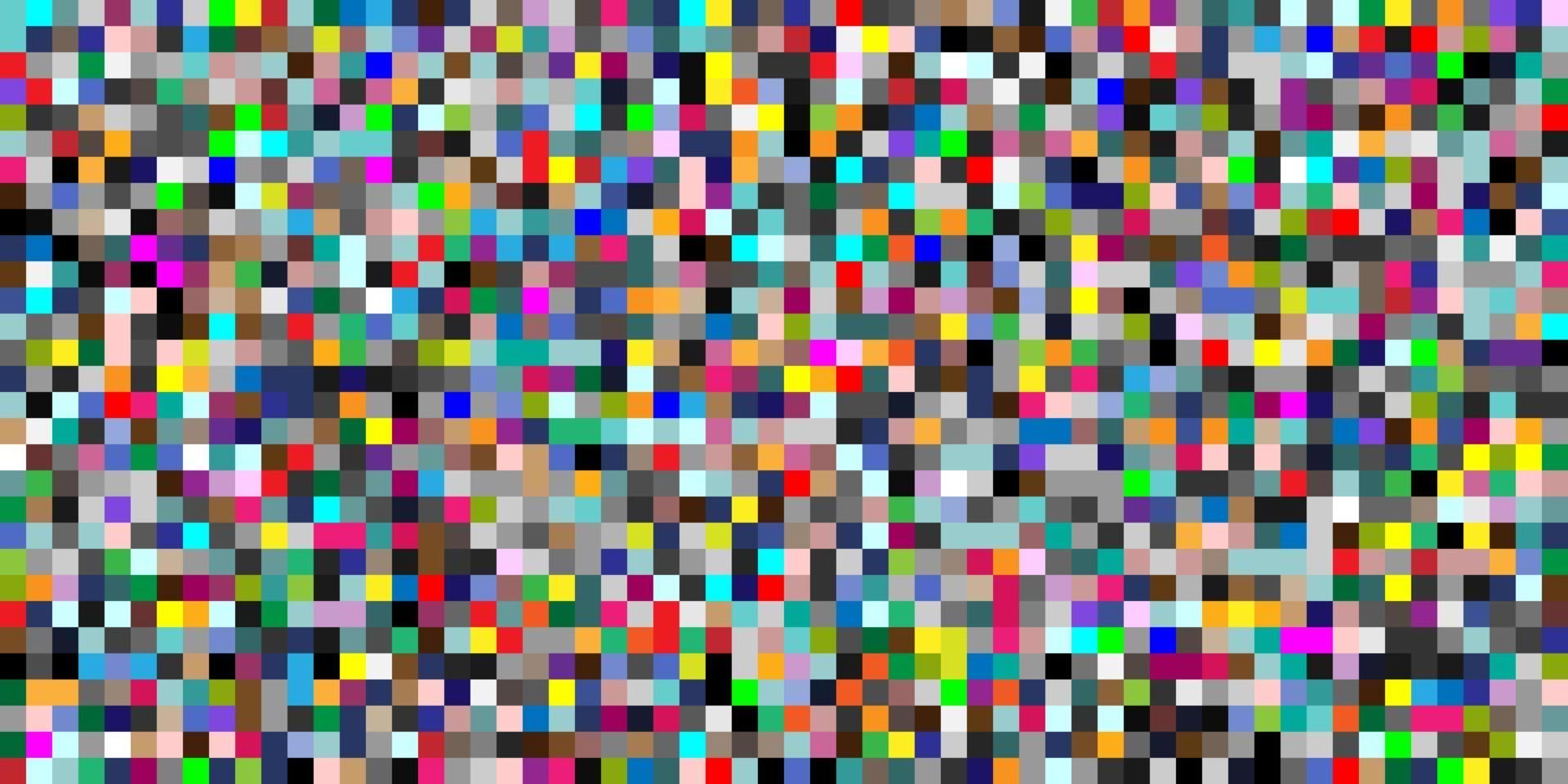 Abstract colorful seamless geometric grid background with colored shapes vector