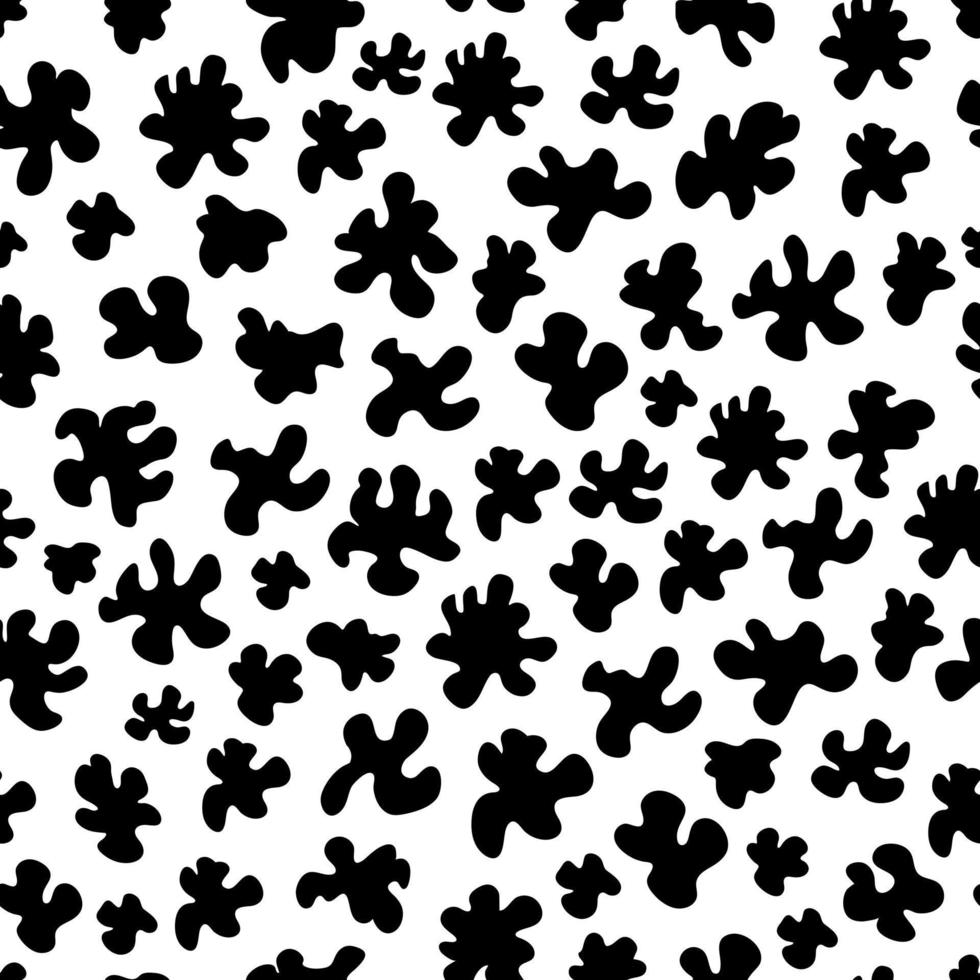 Hand drawn Abstract scribble doodle blot background vector