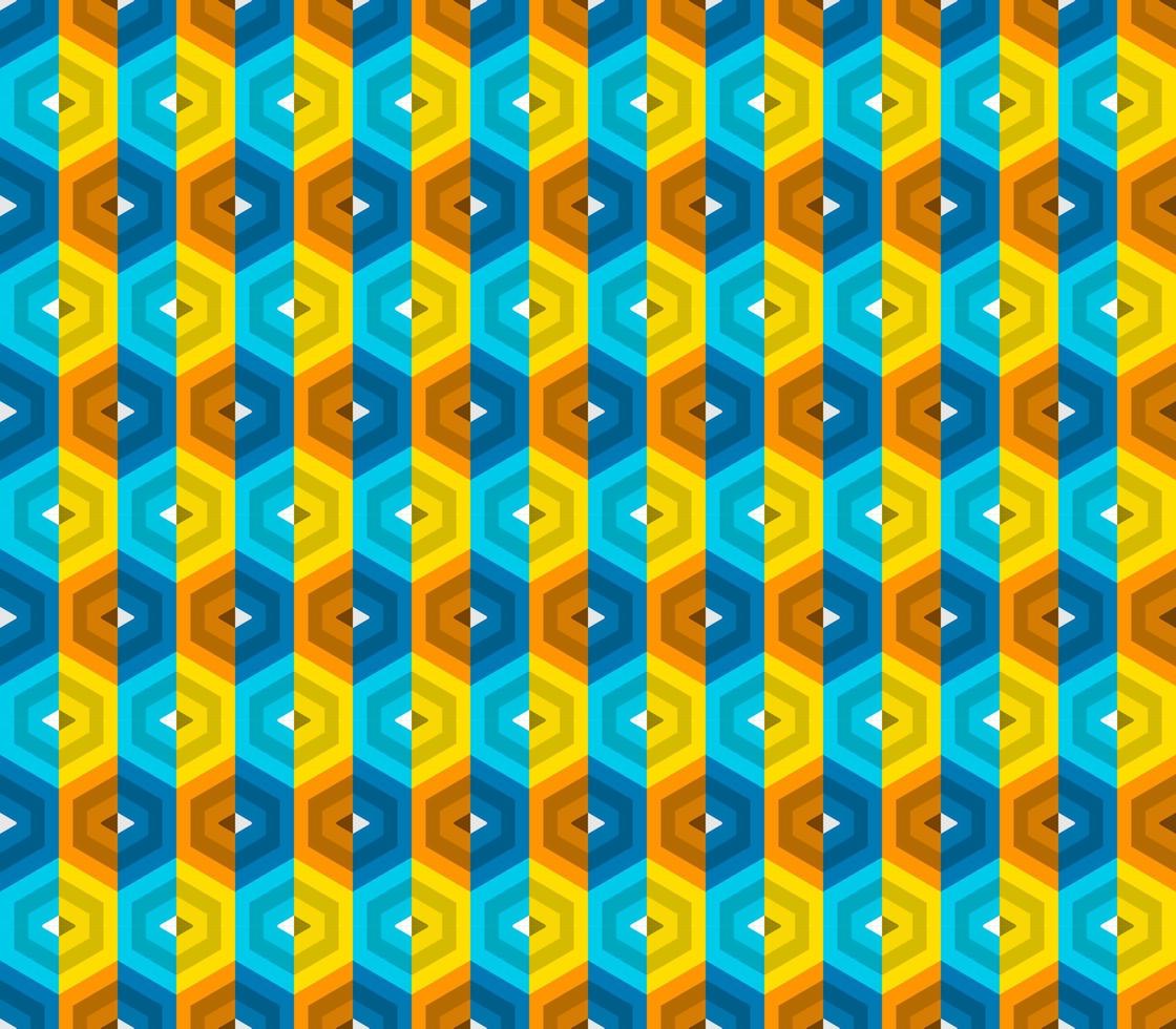 Abstract Hexagon structure Dark geometric background vector