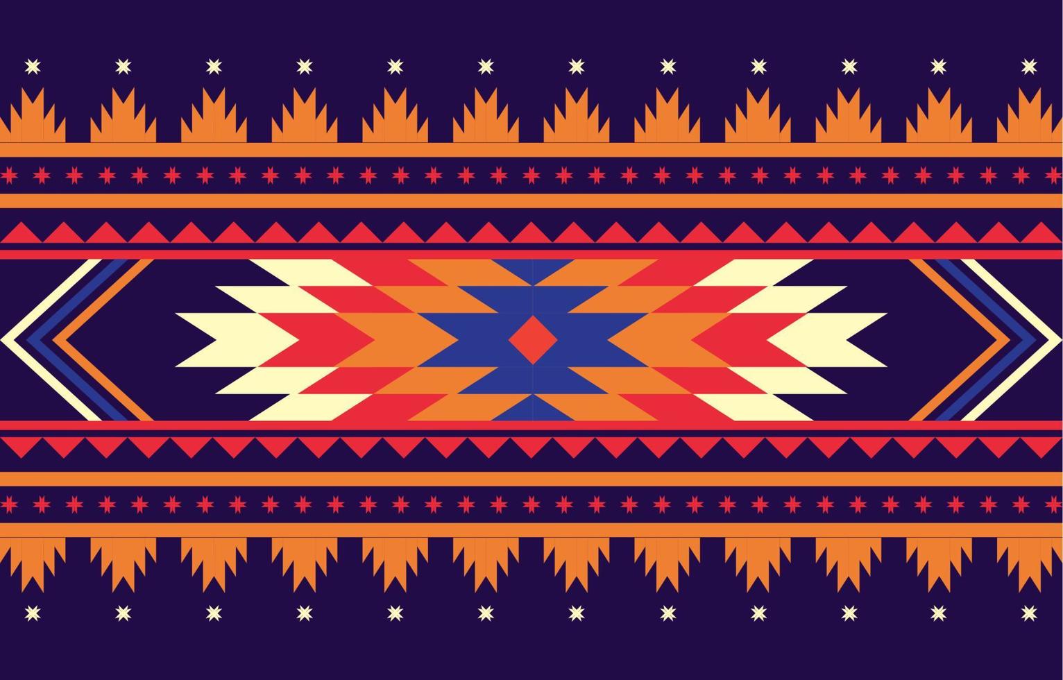 traditional fabric pattern vector