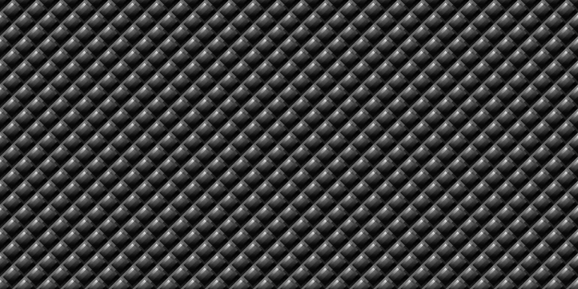 Carbon fiber background Modern dark abstract seamless texture vector