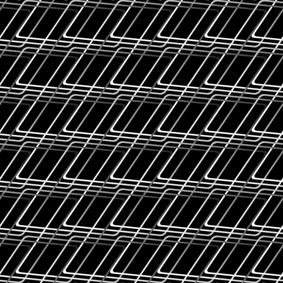 geométrico cuadrícula antecedentes moderno negro y blanco resumen textura vector