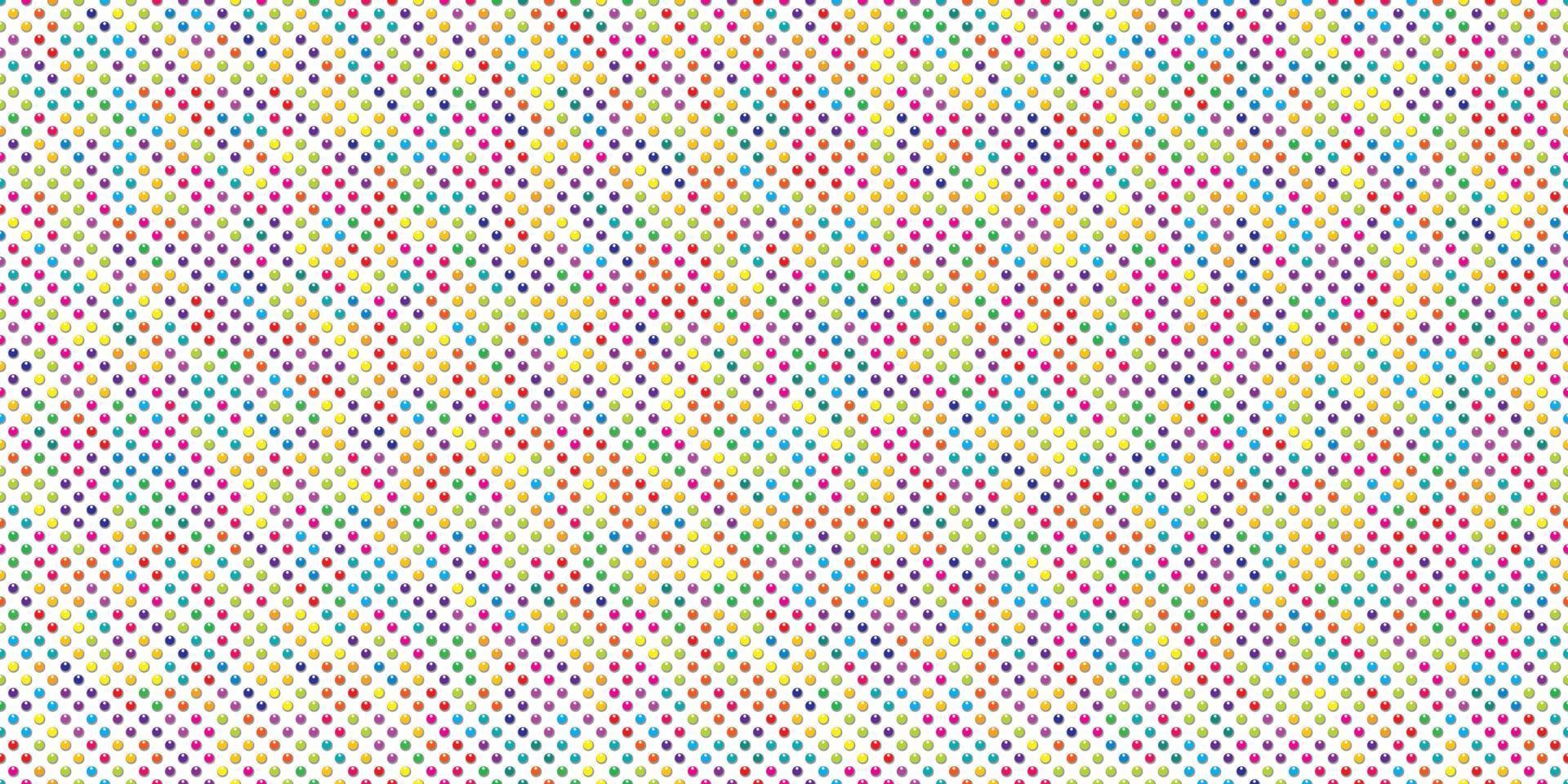 Colorful Hand drawn dots abstract background vector