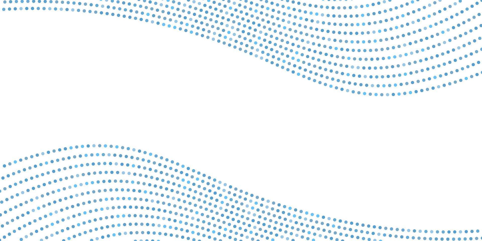 Modern wave blue spots on white background vector