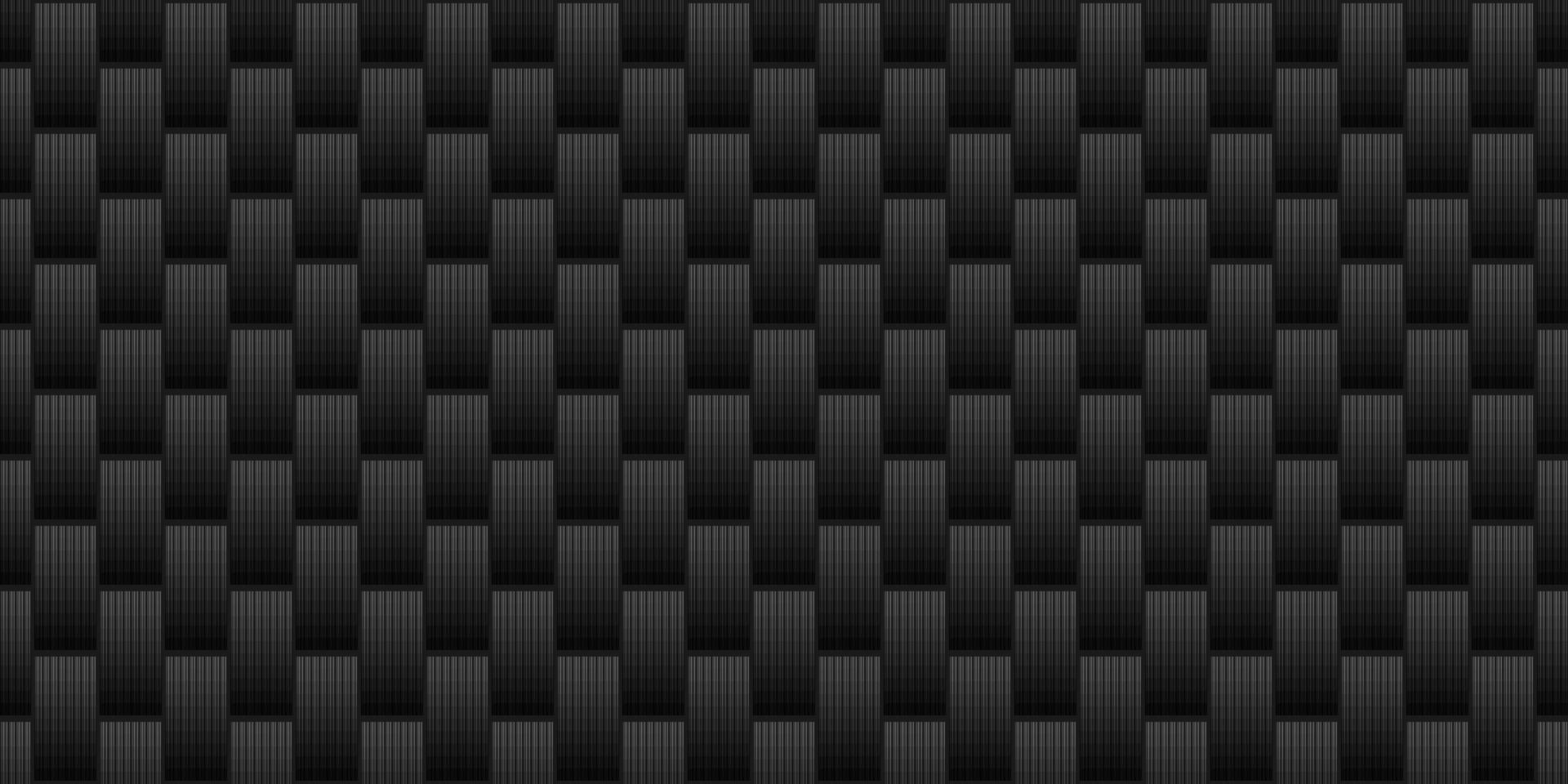Dark black Geometric grid Carbon fiber background Modern dark abstract seamless texture vector