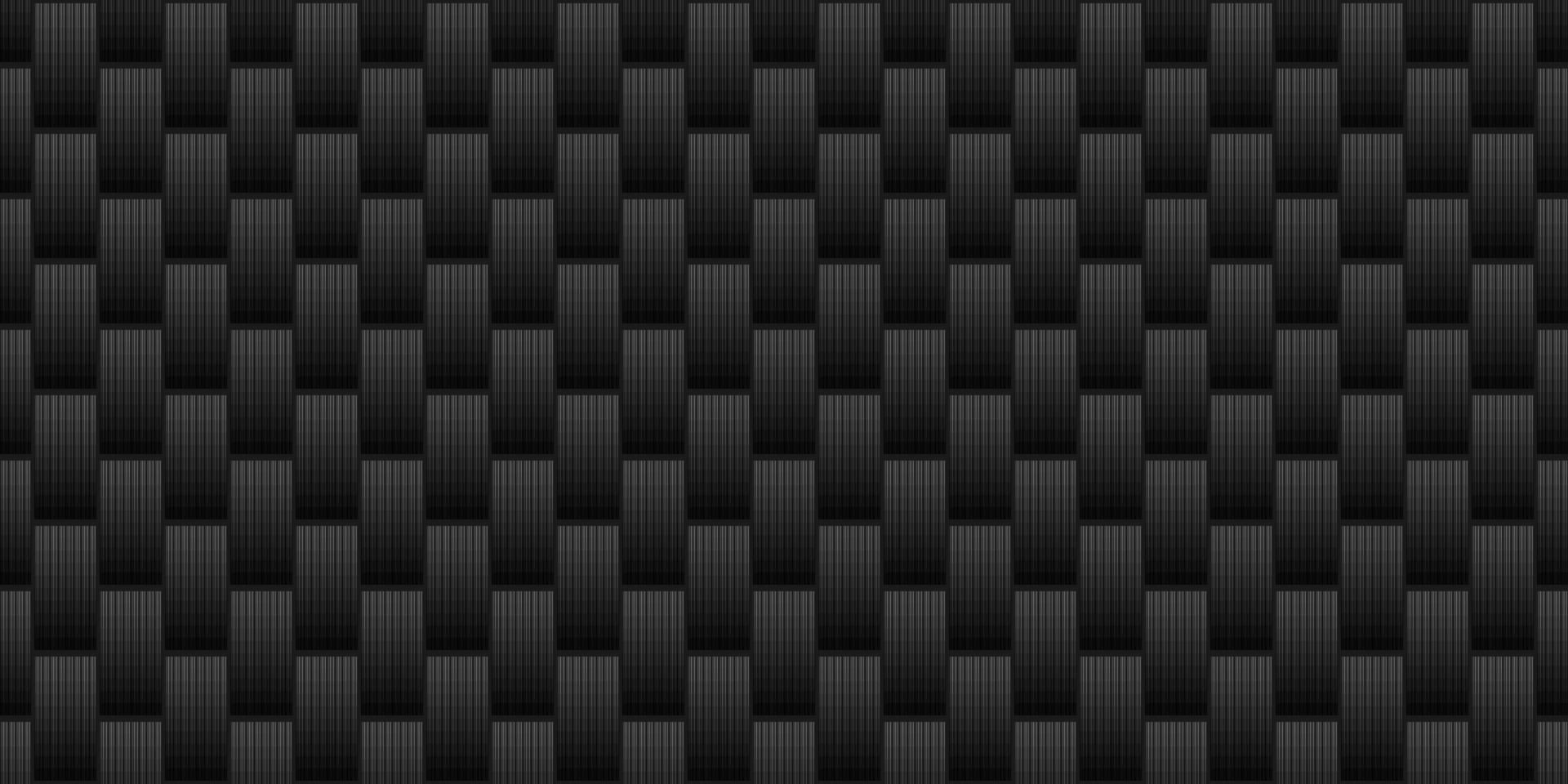 Dark black Geometric grid Carbon fiber background Modern dark abstract seamless texture vector