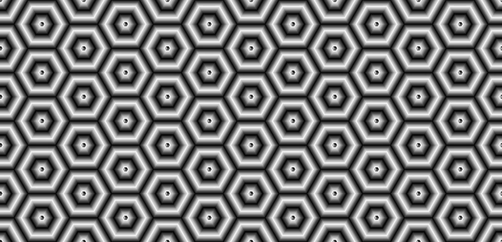 Abstract hexagonal geometric pattern background vector