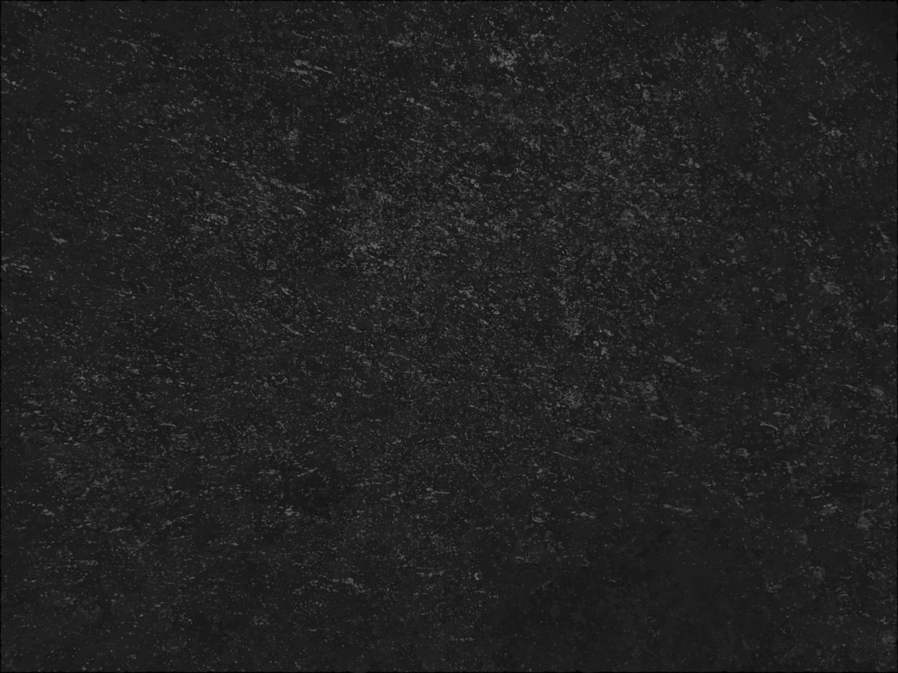 Elegant black background with vintage distressed grunge texture Dark gray wall vector