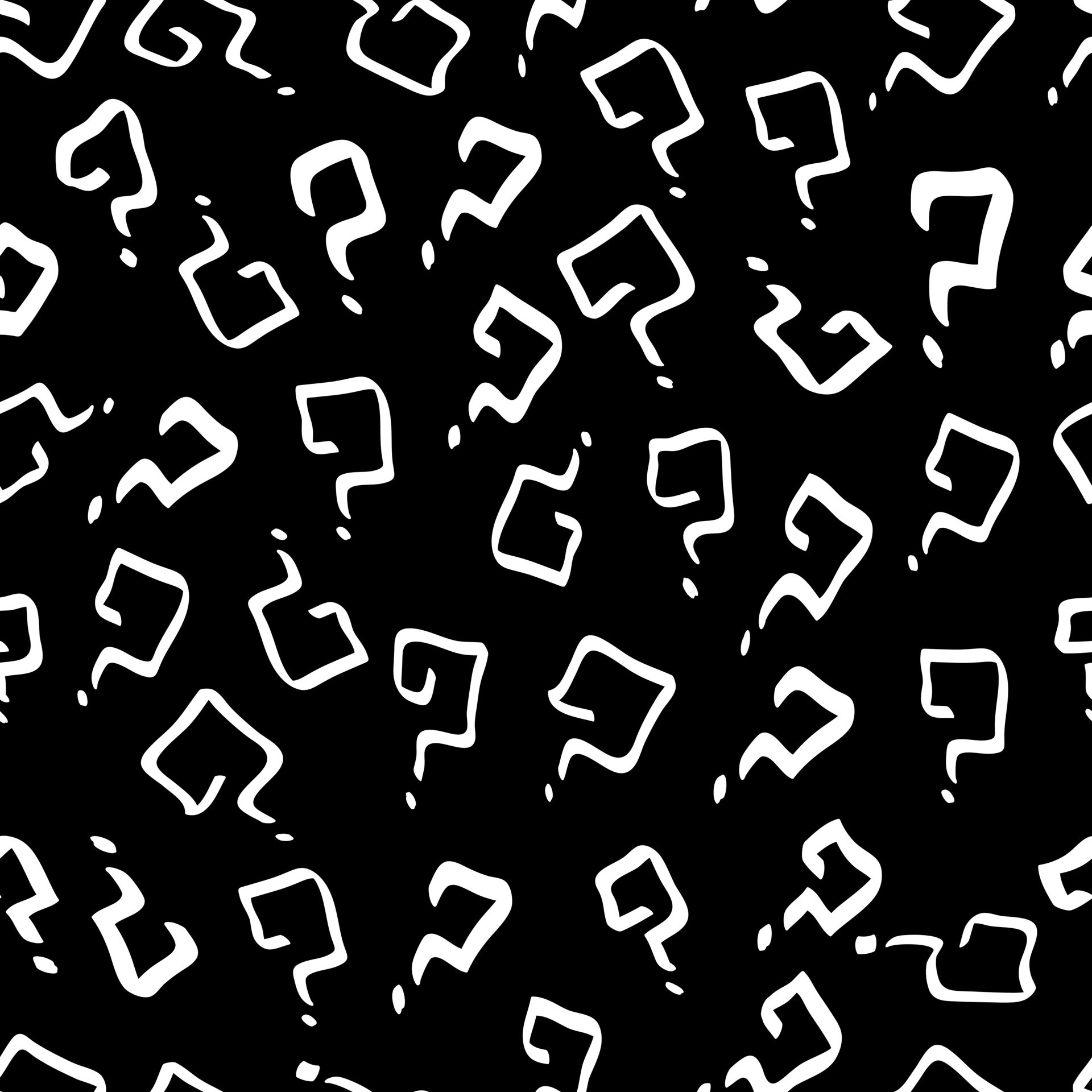 Question Mark Seamless Pattern Background 22010663 Vector Art at Vecteezy