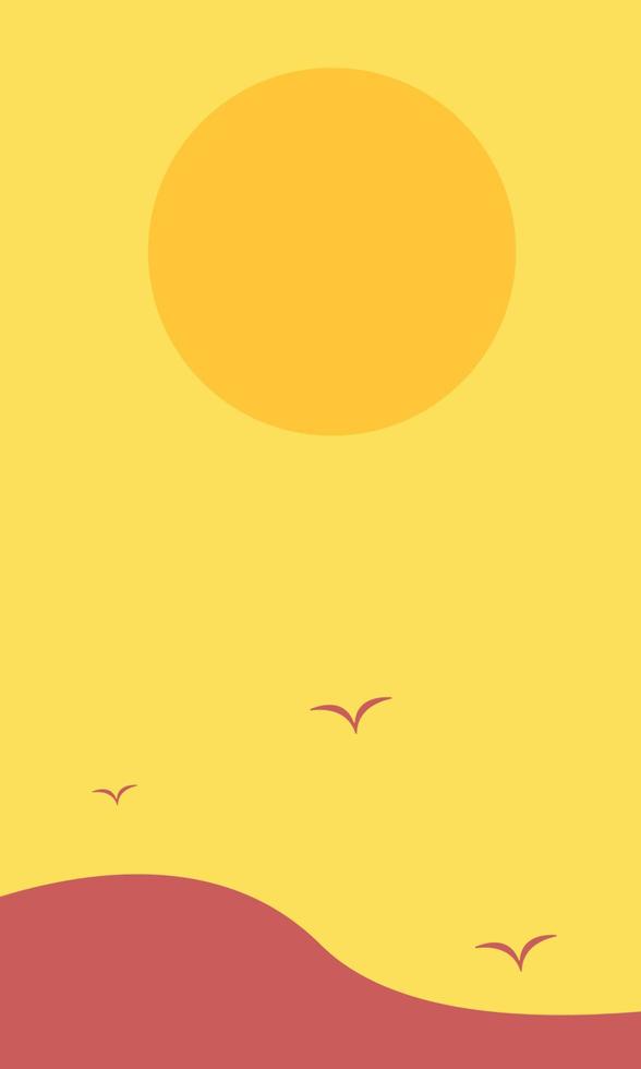 Vector Evening View