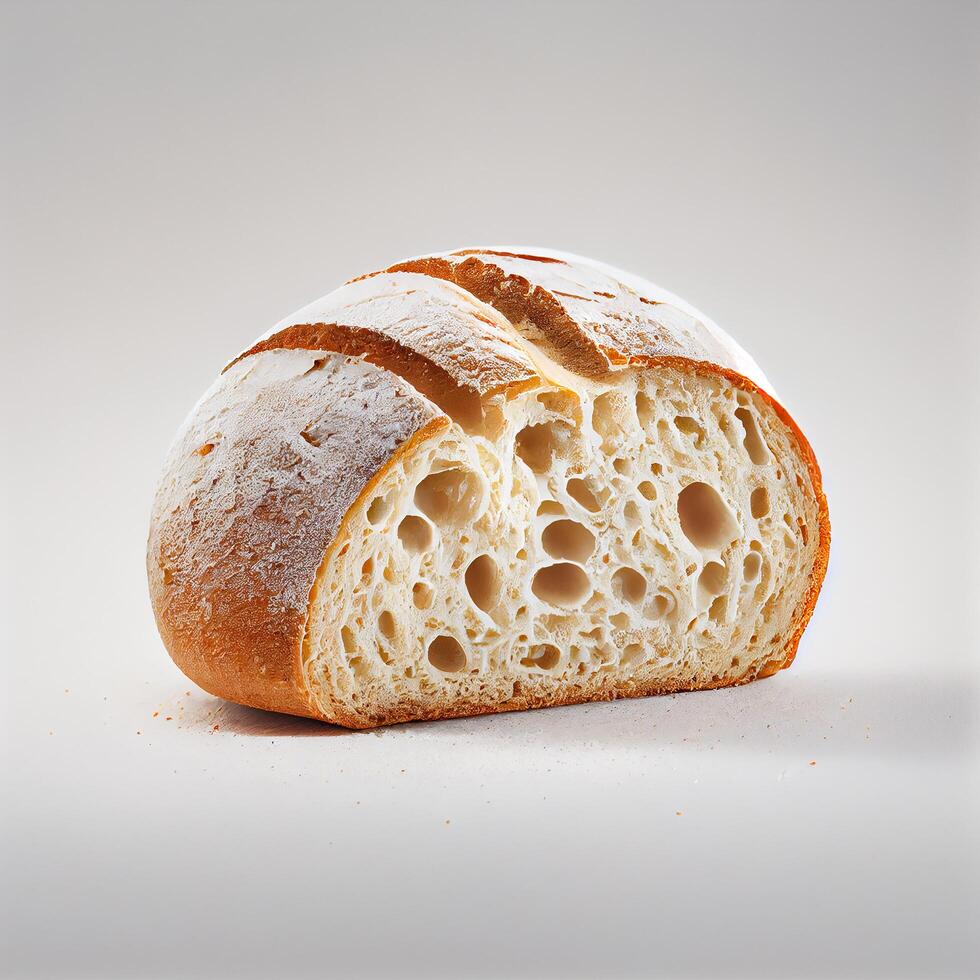 Fresh hot bread. Illustration photo