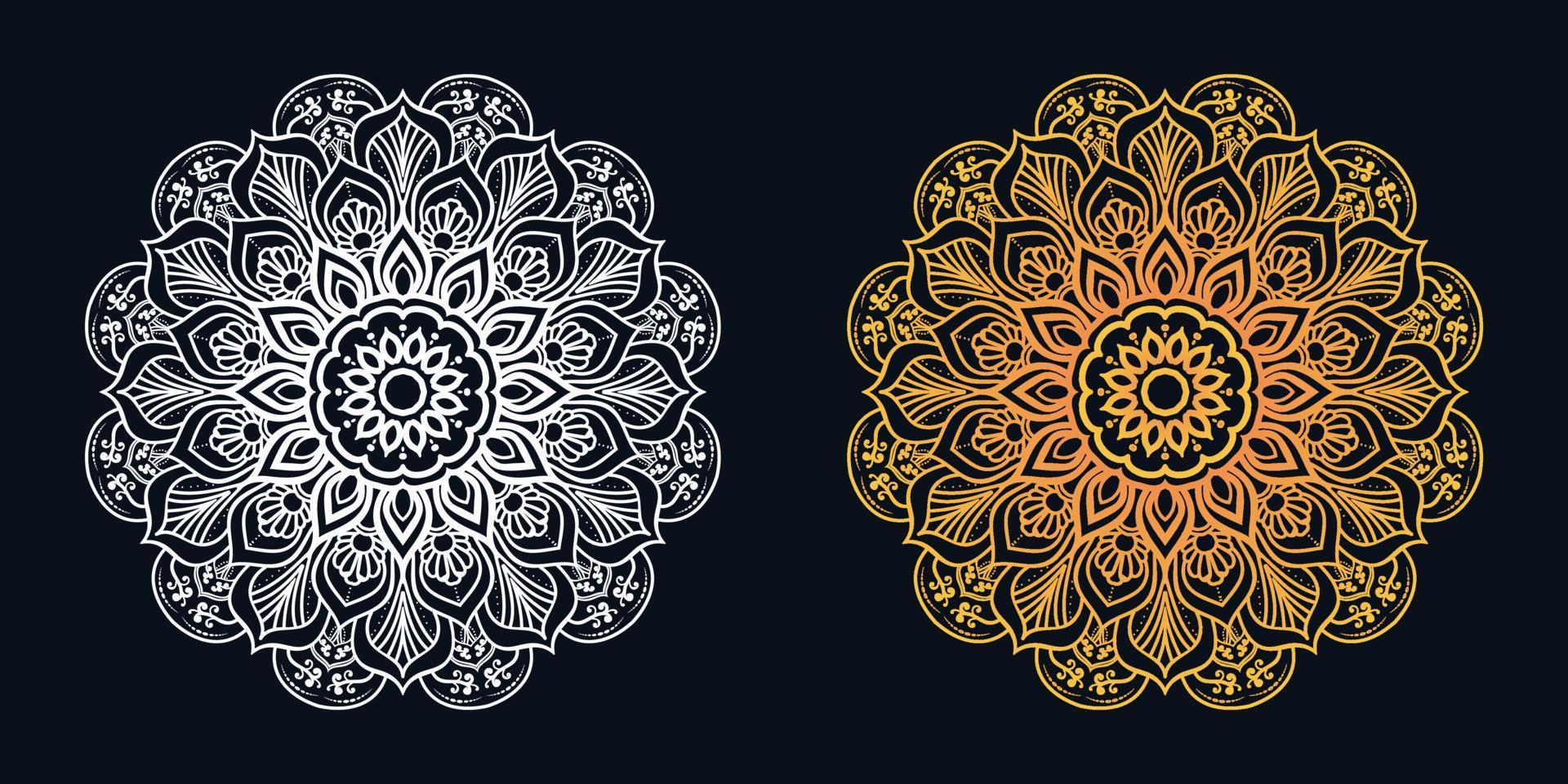 Luxury ornamental mandala design vector