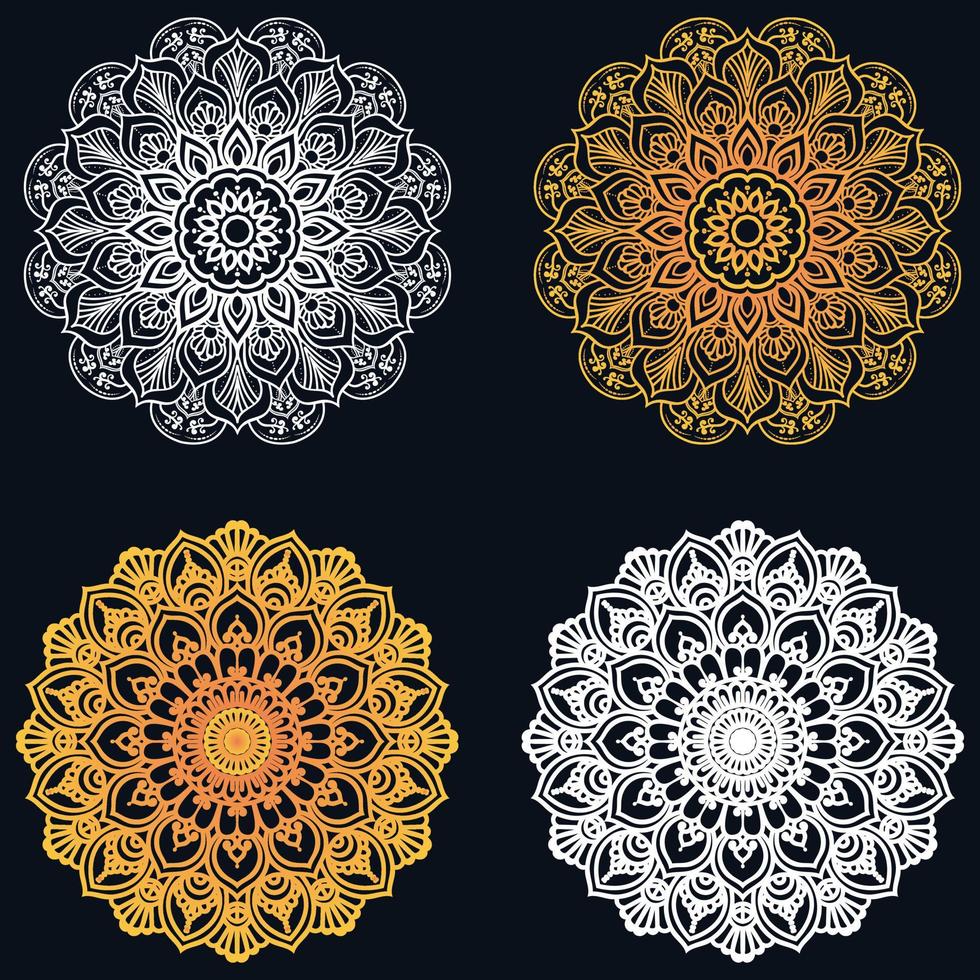 Set of mandala vector