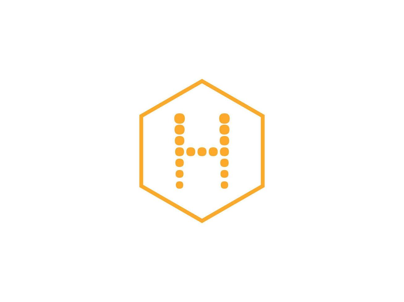 Modern Letter H Logo Design Vector