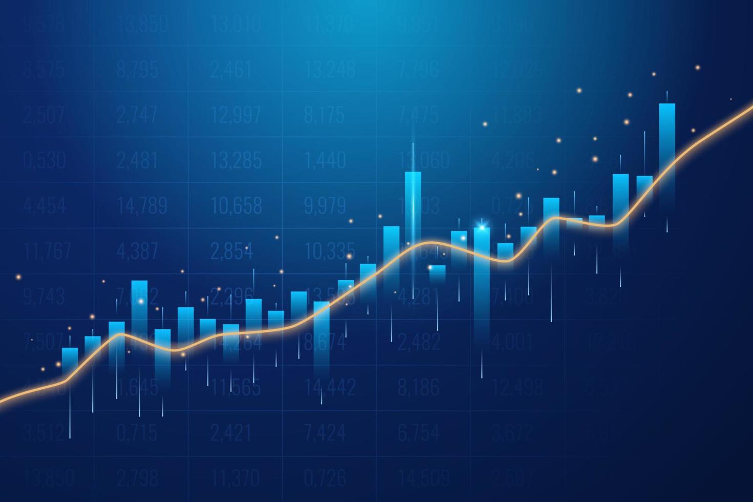 brillante vector gráfico de inversión financiero datos. infografía elementos