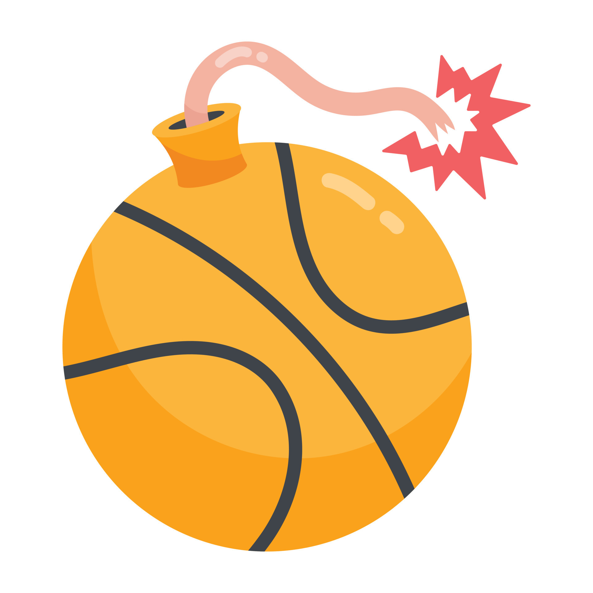 Trendy Basketball Bomb 22013258 Vector Art at Vecteezy
