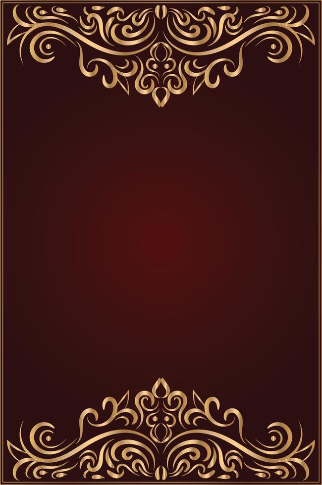 modern and luxury floral ornamental background for invitation and other work. vector
