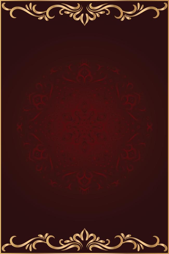 modern and luxury floral ornamental background for invitation and other work. vector