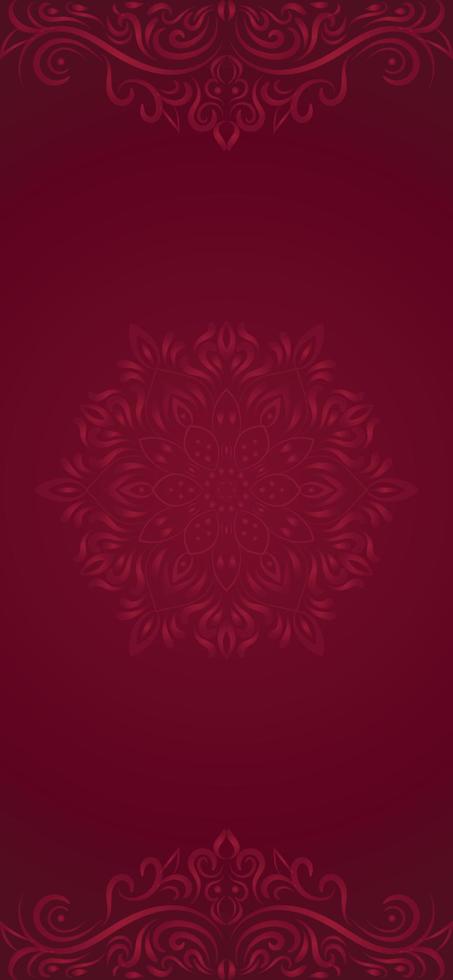 modern and luxury floral ornamental background for invitation and other work. vector