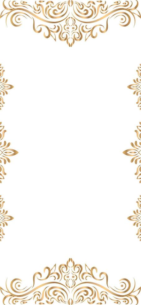modern and luxury floral ornamental background for invitation and other work. vector