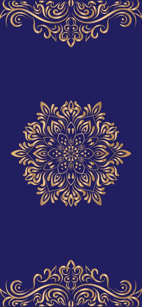 modern and luxury floral ornamental background for invitation and other work. vector