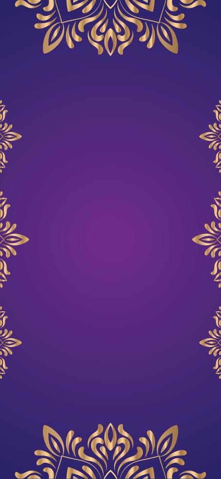 modern and luxury floral ornamental background for invitation and other work. vector