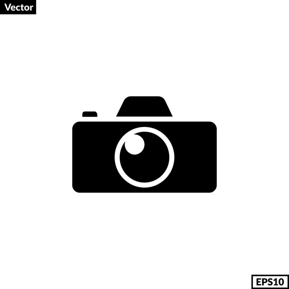 Camera icon vector for any purposes
