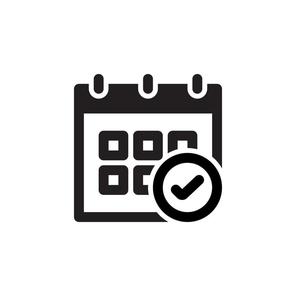 event icon, appointment symbol vector