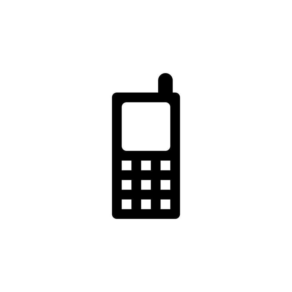 mobile phone icon vector EPS10 illustration