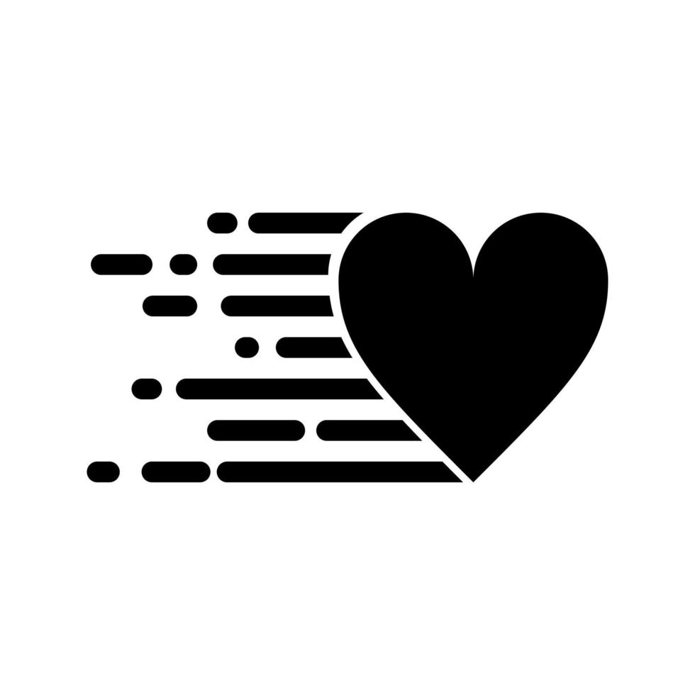 vector illustration of express love icon