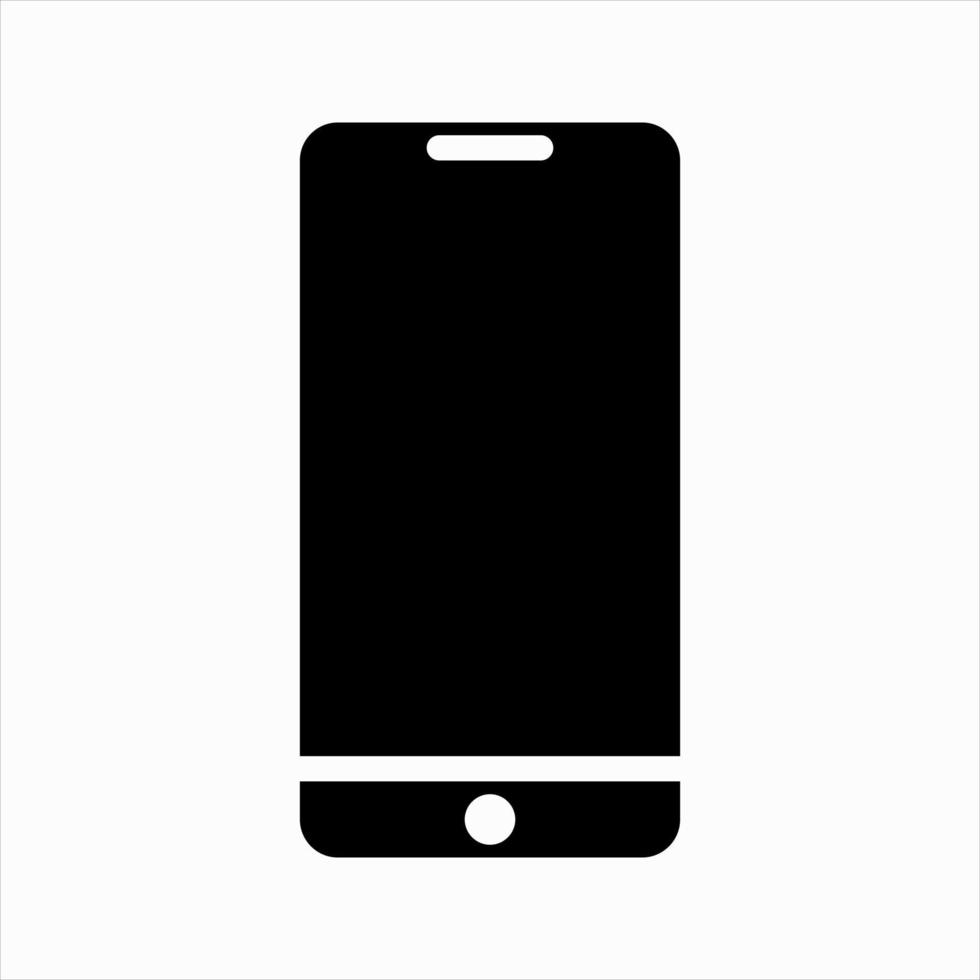 mobile icon vector isolated for any purposes