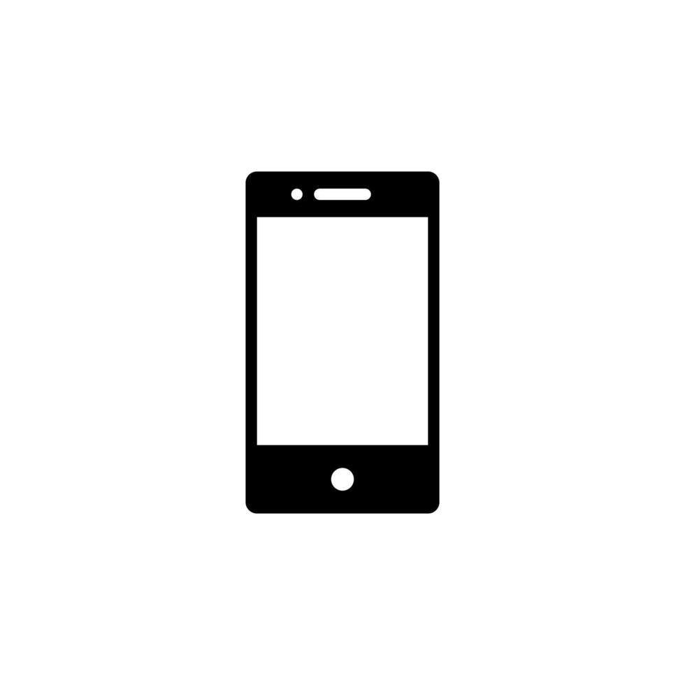 mobile phone icon vector EPS10 illustration