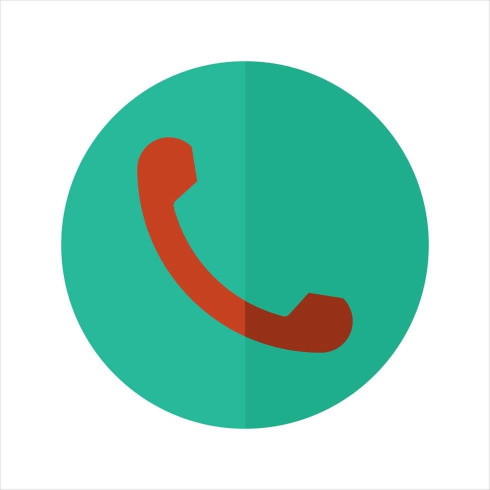 phone icon vector isolated for any purposes