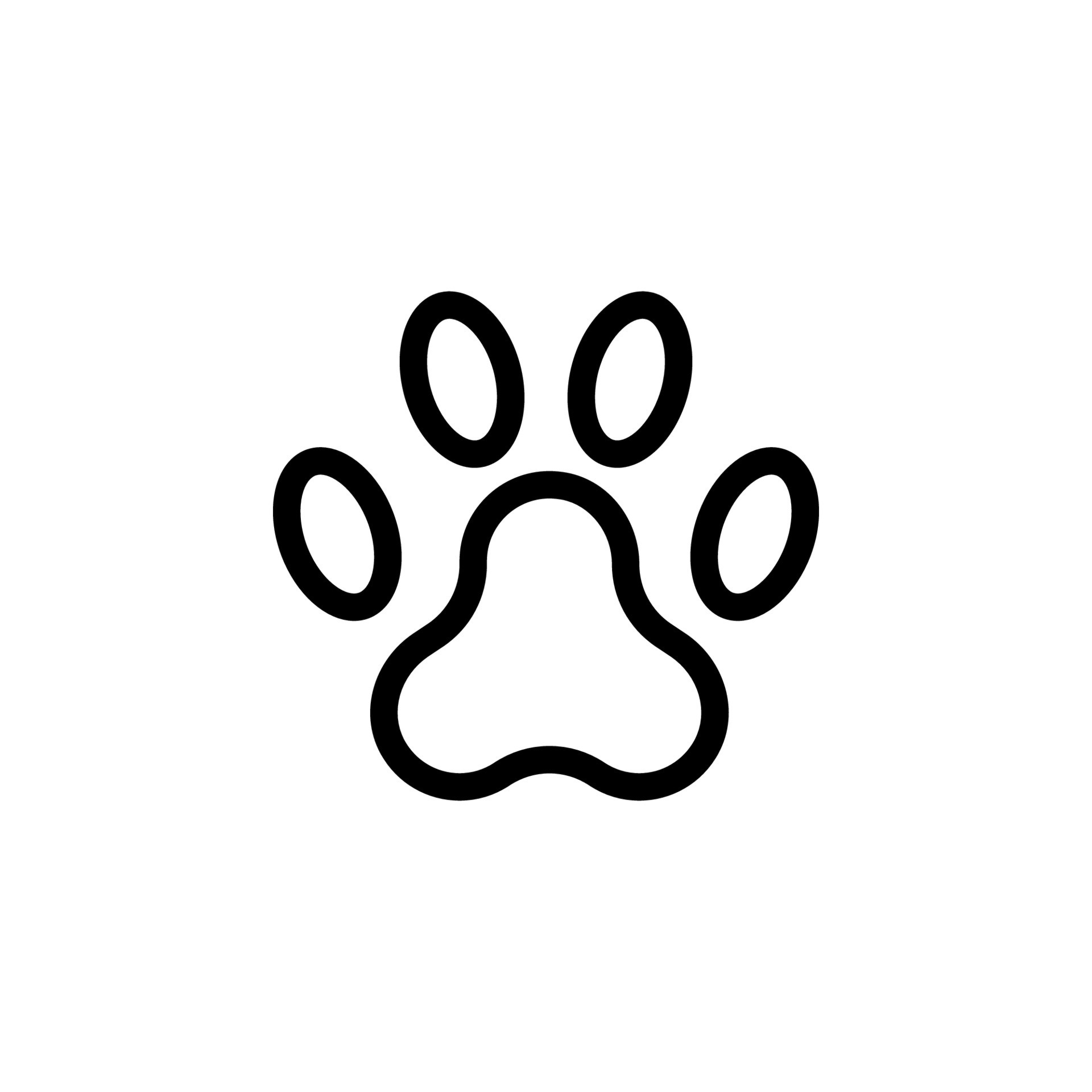 Dog Footprint Vector Paw Foot Print Icon 22014038 Vector Art At Vecteezy