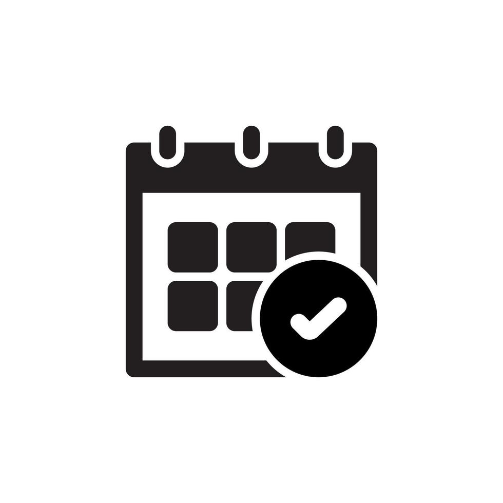 event icon, appointment symbol vector