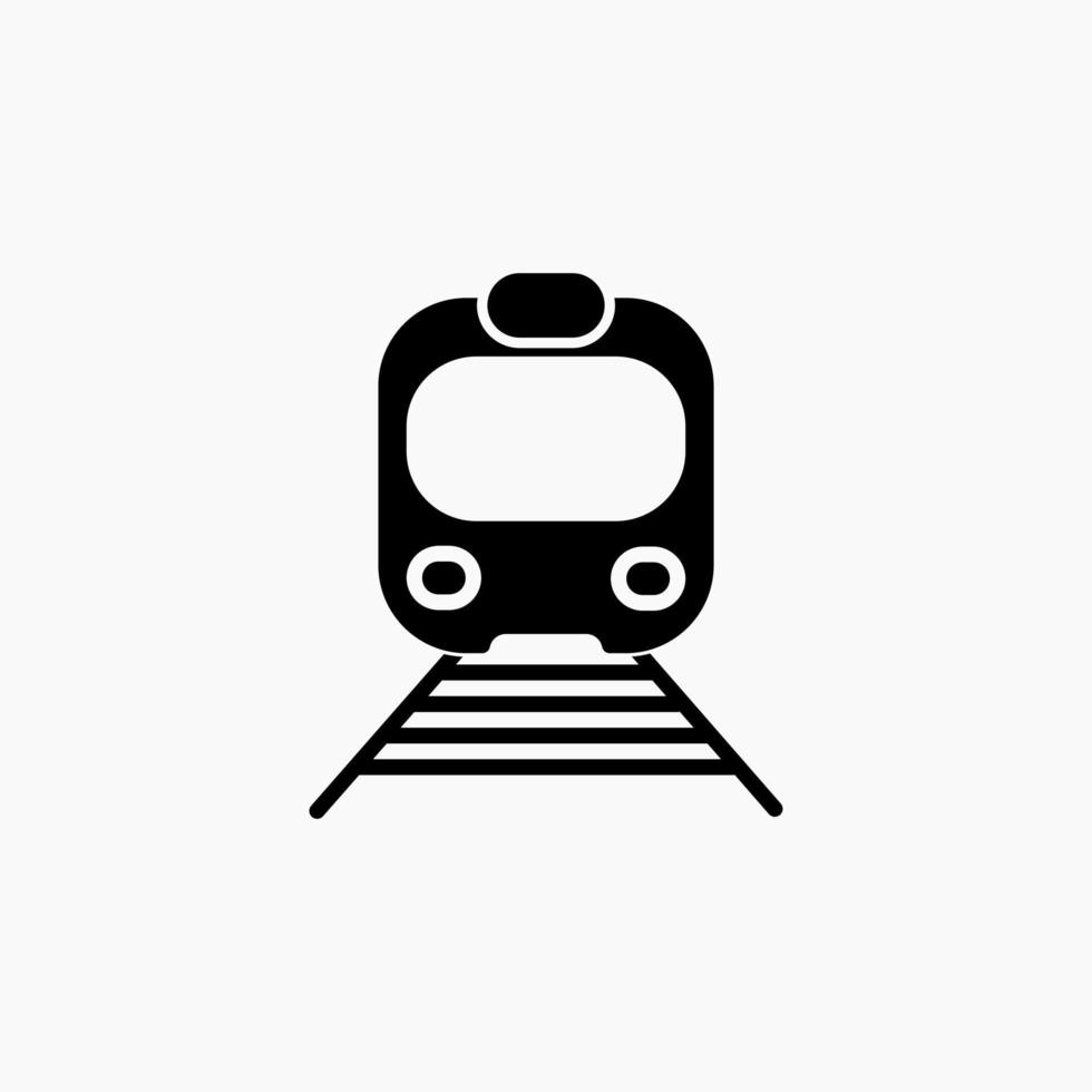 vector illustration of subway symbol. editable icon design