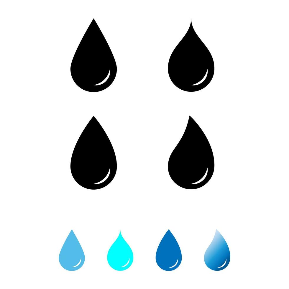 water drop icon. droplet vector icon