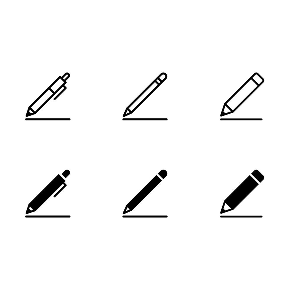 bolígrafo icono vector ilustración aislado